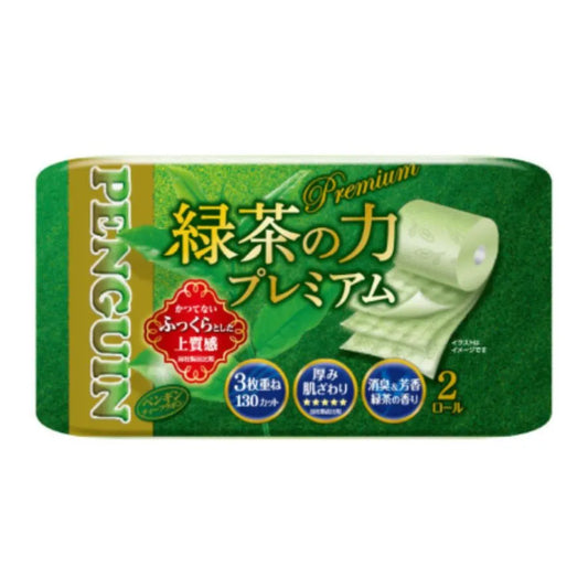 ペンギン 緑茶の力 プレミアム 2ロール×36パック トリプル