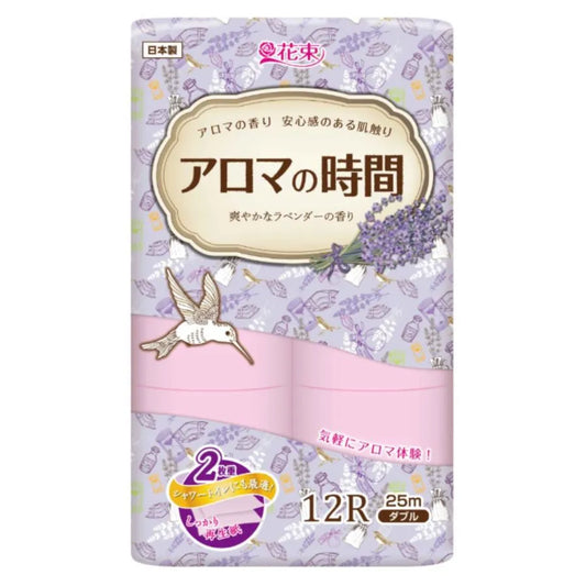 花束 アロマの時間ラベンダー 12ロール×8パック ダブル