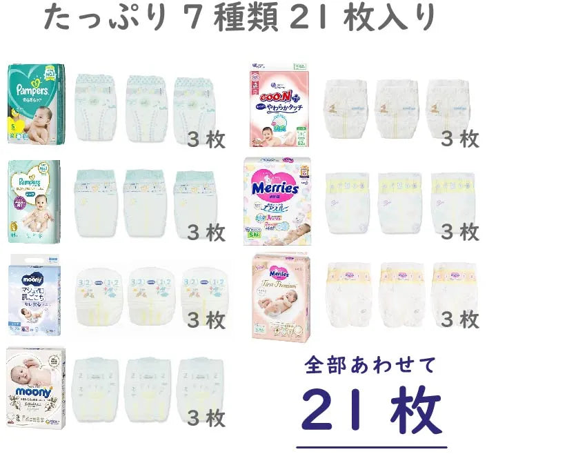 【失敗しない出産祝】ColeCole!紙おむつお試しボックス Sサイズ