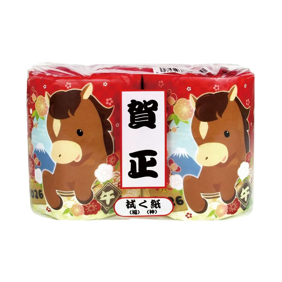 【お年賀用】 干支 馬年 トイレットペーパー