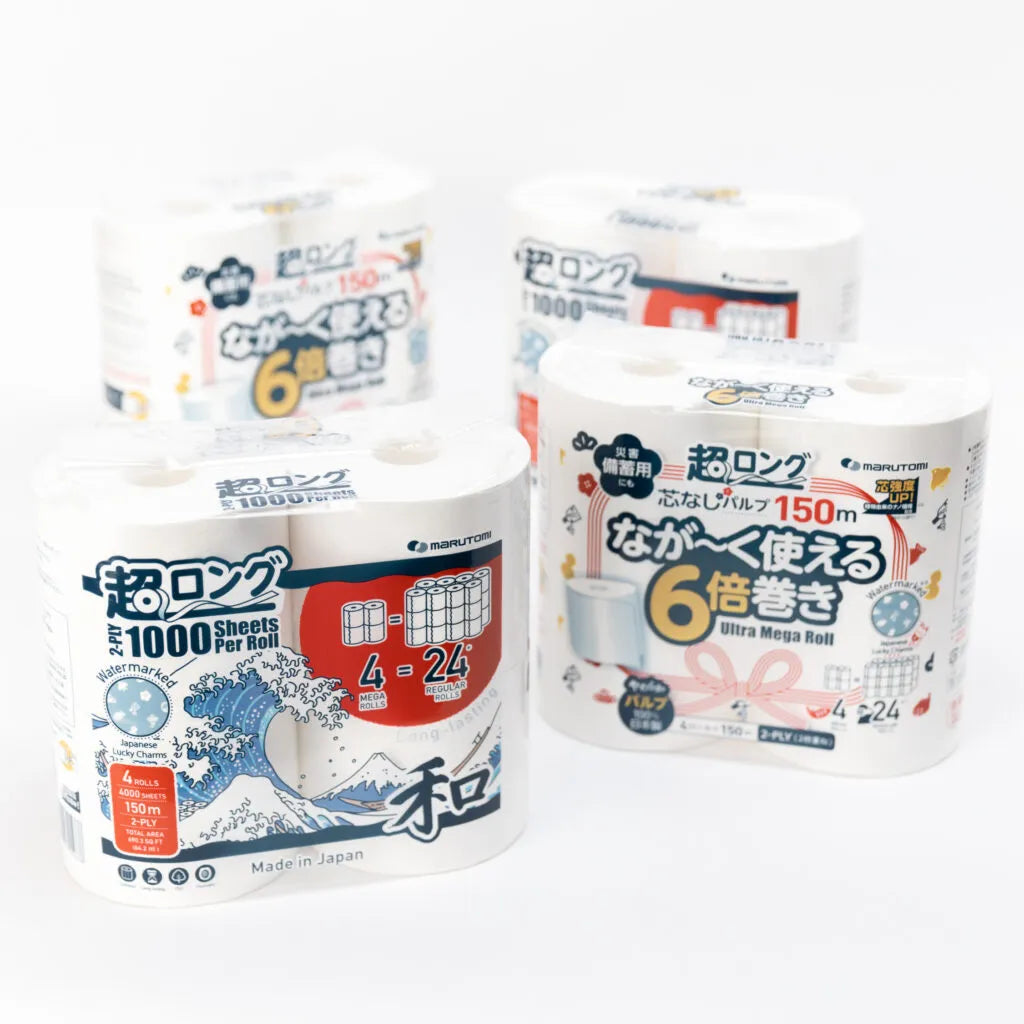 marutomi 超ロングパルプ6倍巻き ダブル 4ロール×4パック