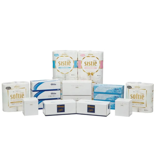 クリネックス・スコッティ ティシュー・トイレットロール詰合せ ギフトセット【F06】