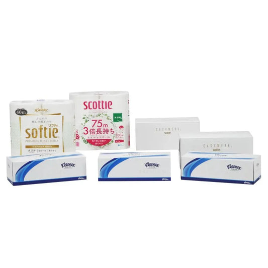 クリネックス・スコッティ ティシュー・トイレットロール詰合せ ギフトセット【K04】