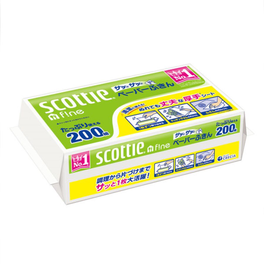 スコッティ ペーパーふきん サッとサッと 200組×30パック