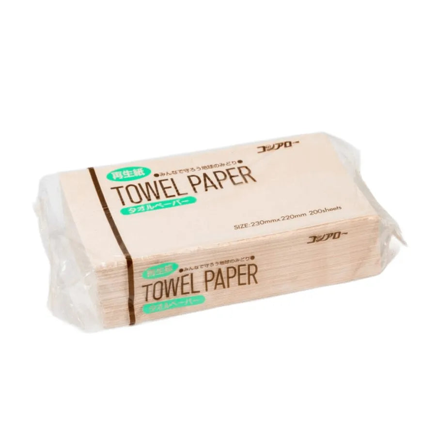 ペーパータオル コンアロー 中判ハードタイプ 200枚×25パック