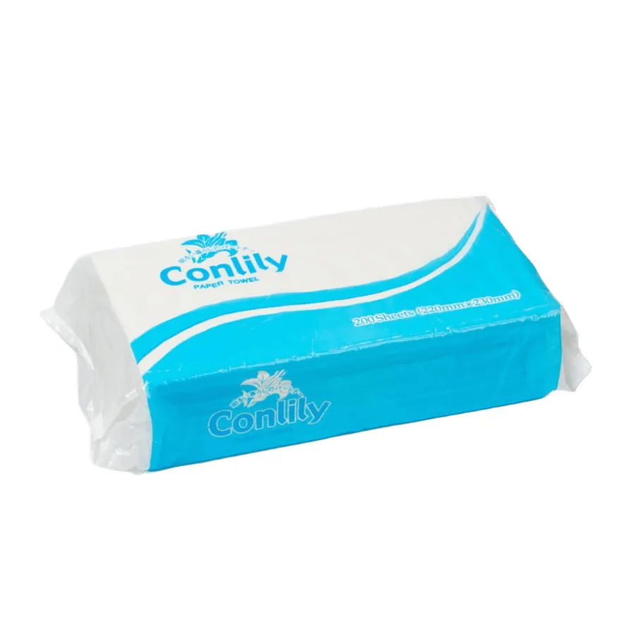 ペーパータオル こんりりーV 中判ソフトタイプ 200枚×25パック