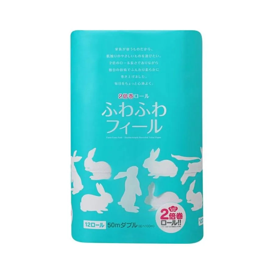 ふわふわフィール2倍巻ロール ダブル 12ロール×6パック