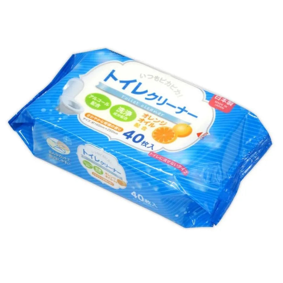 協和紙工 トイレクリーナー オレンジオイル配合 40枚×40パック