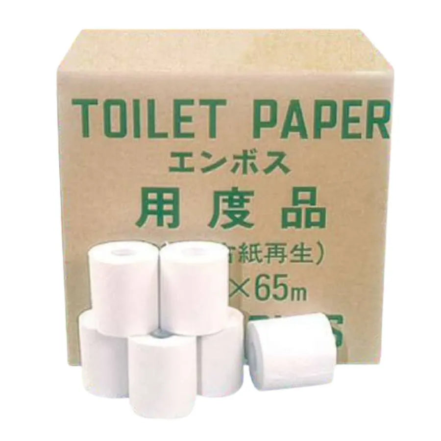 エンボス用度品 トイレットペーパー シングル 65m 1ロール×100個
