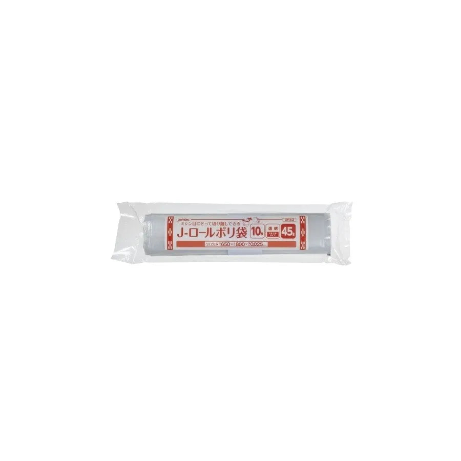 LLD 45L 透明 10枚×60冊 ジャパックス OR43