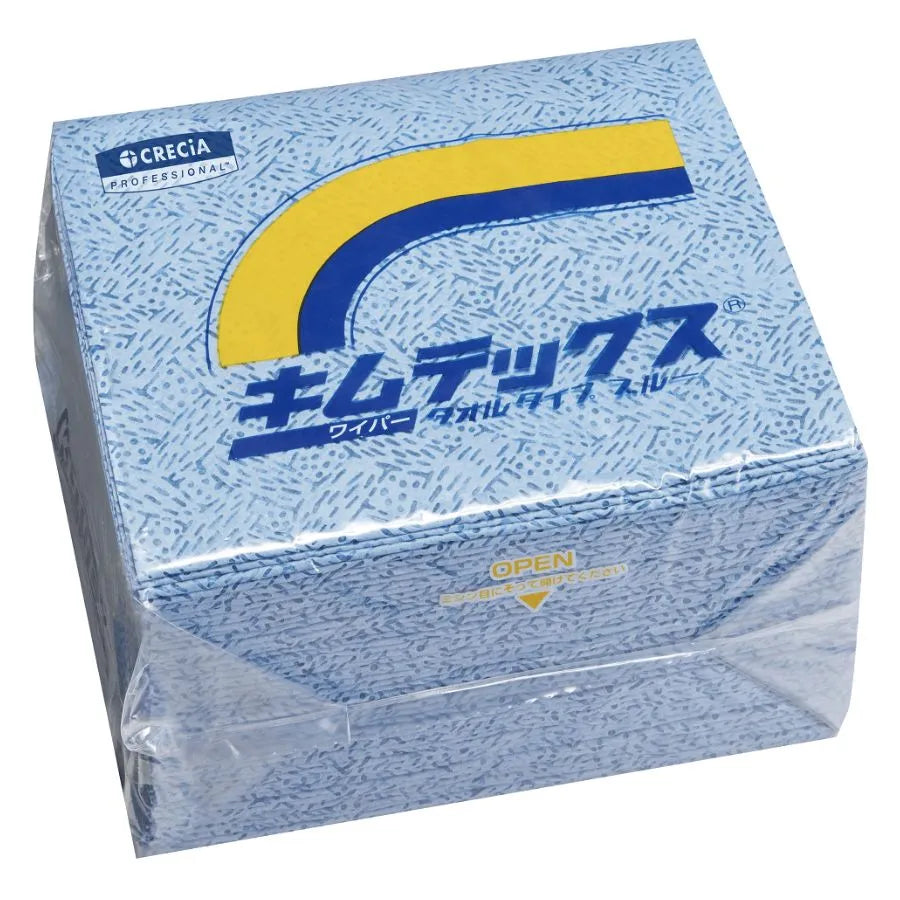 キムテックス タオルタイプ ブルー 50枚×12パック