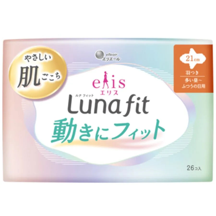 エリス ルナフィット(多い昼~ふつうの日用)羽つき 21cm 26個×27パック