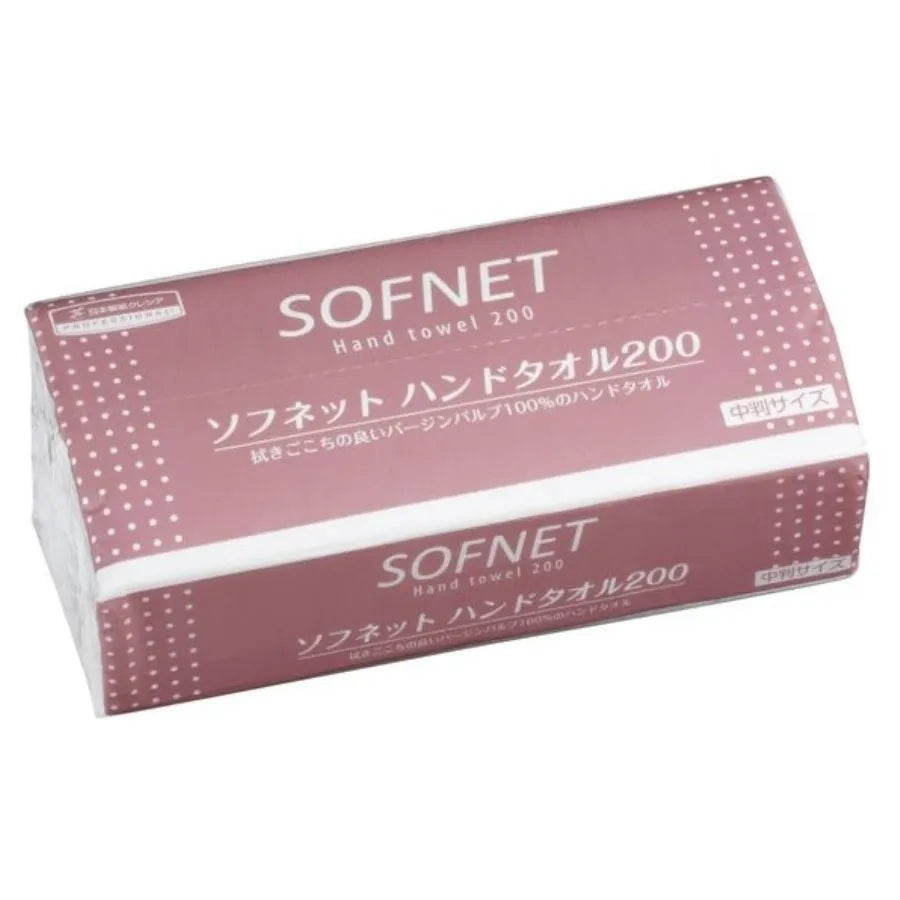 ソフネット ハンドタオル200 中判 200枚×30パック