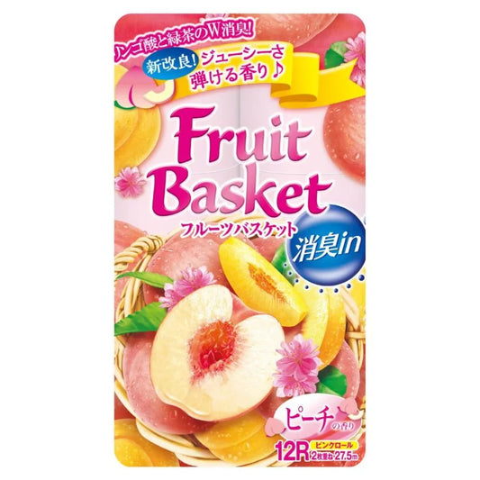 フルーツバスケット ピーチ 12ロール×8パック ダブル