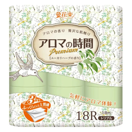 花束 アロマの時間 ユーカリハーブ 18ロール×6パック トリプル