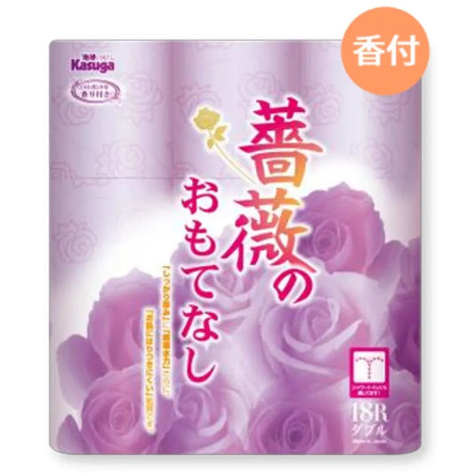 薔薇のおもてなし・パープル 25m 18ロール×6パック ダブル