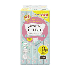 エリエール i：na（イーナ）ソフトパックティシュー 150組 10個×10パック