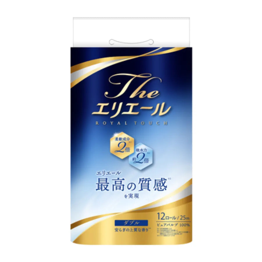 エリエール Theエリエール トイレットティシュー 12ロール × 6パック