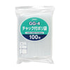 ジャパックス チャック付きポリ袋 GG-4 透明 100枚×50冊