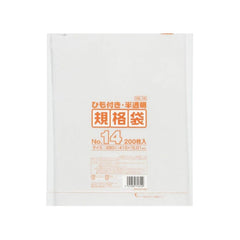 ジャパックス 規格袋 HK14 ひも付き 半透明 200枚×40冊