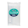 ジャパックス チャック付ポリ袋 KG-4 透明 100枚×15冊