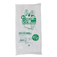 ジャパックス レジ袋 レギュラーRKK30 半透明 100枚×30冊