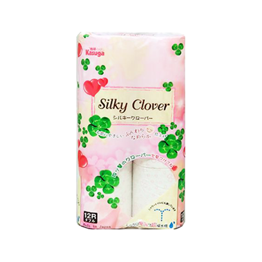 シルキークローバー ピンク ダブル 12ロール×8パック Kasuga