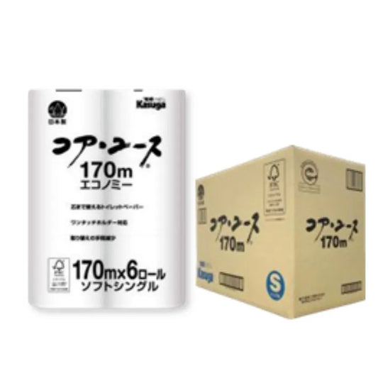コアユース 170ｍ ハーフケース　170m シングル 6ロール×4パック