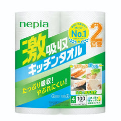 ネピア 激吸収キッチンタオル100カット 4ロール×12パック