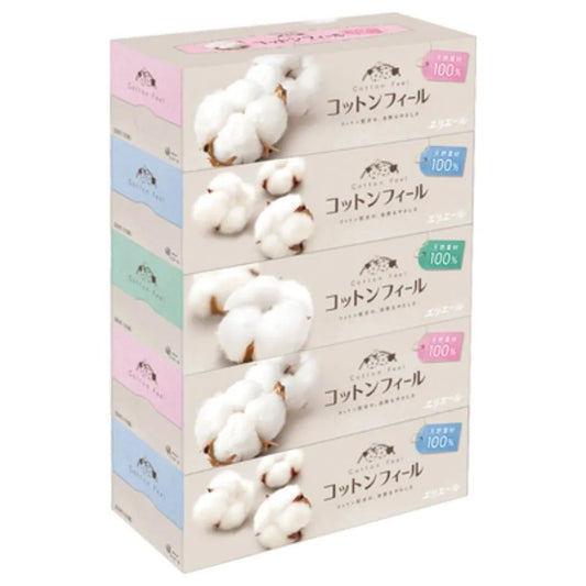 エリエール コットンフィールティシュー 150組×5個×10パック