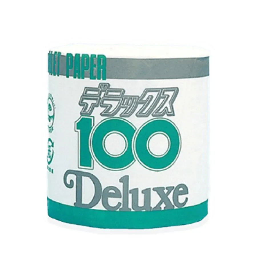 デラックス トイレットペーパー 個包装 シングル 100m 1ロール×60個