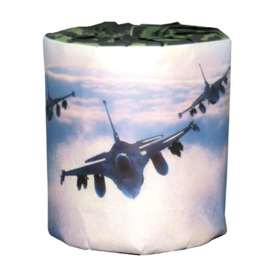 ミリタリー 戦闘機 個包装 ダブル 30m 1ロール×100個