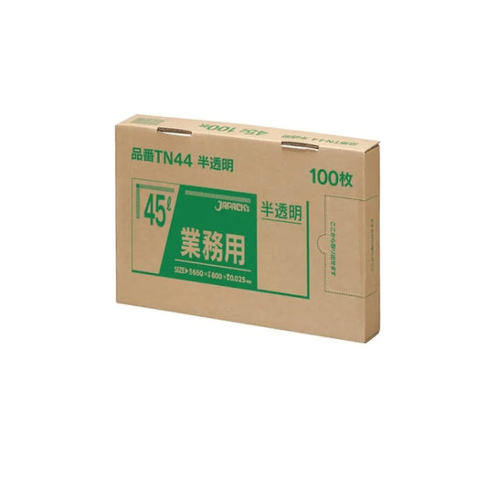 メタ配合ポリ袋 45L 半透明 100枚×6冊 ジャパックス TN44