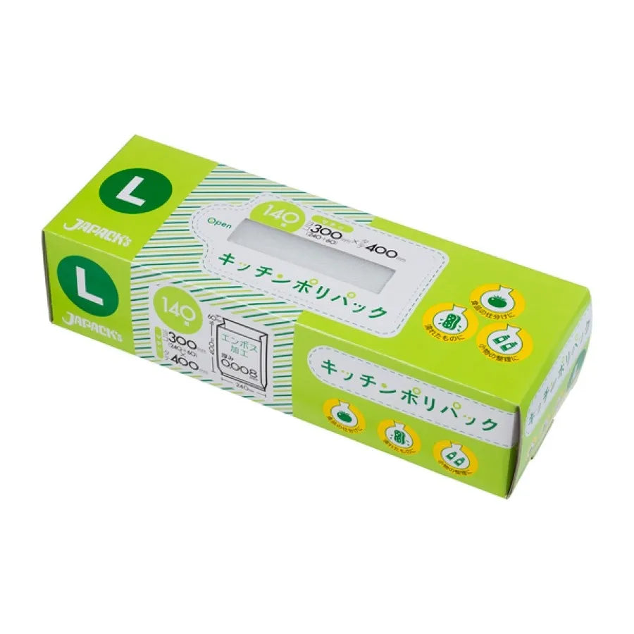 ＢＯＸポリ袋（L）エンボス 140枚×18冊 ジャパックス SSB13