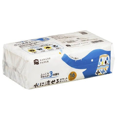 水に流せるポケットティシュ 7組×16個×40パック
