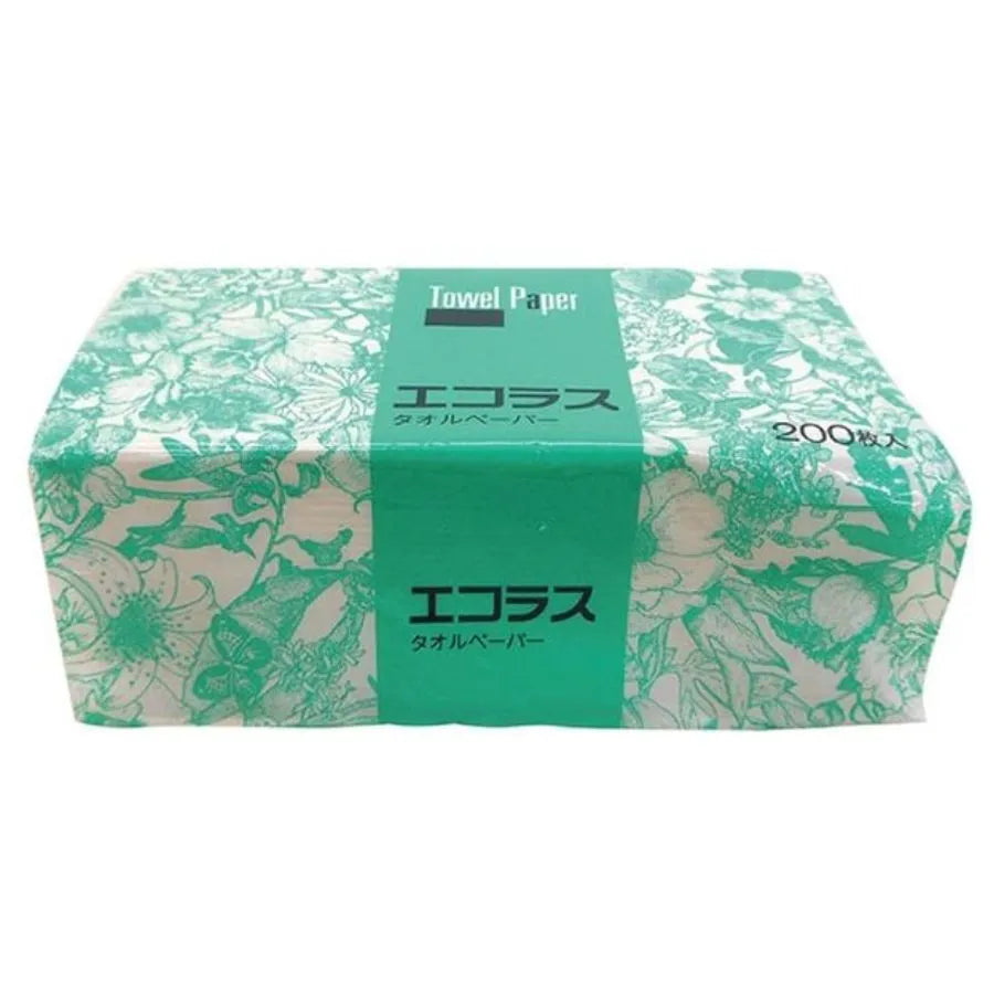 ペーパータオル エコラス 200枚×30パック