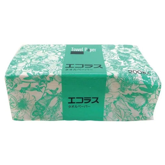 ペーパータオル エコラス 200枚×30パック