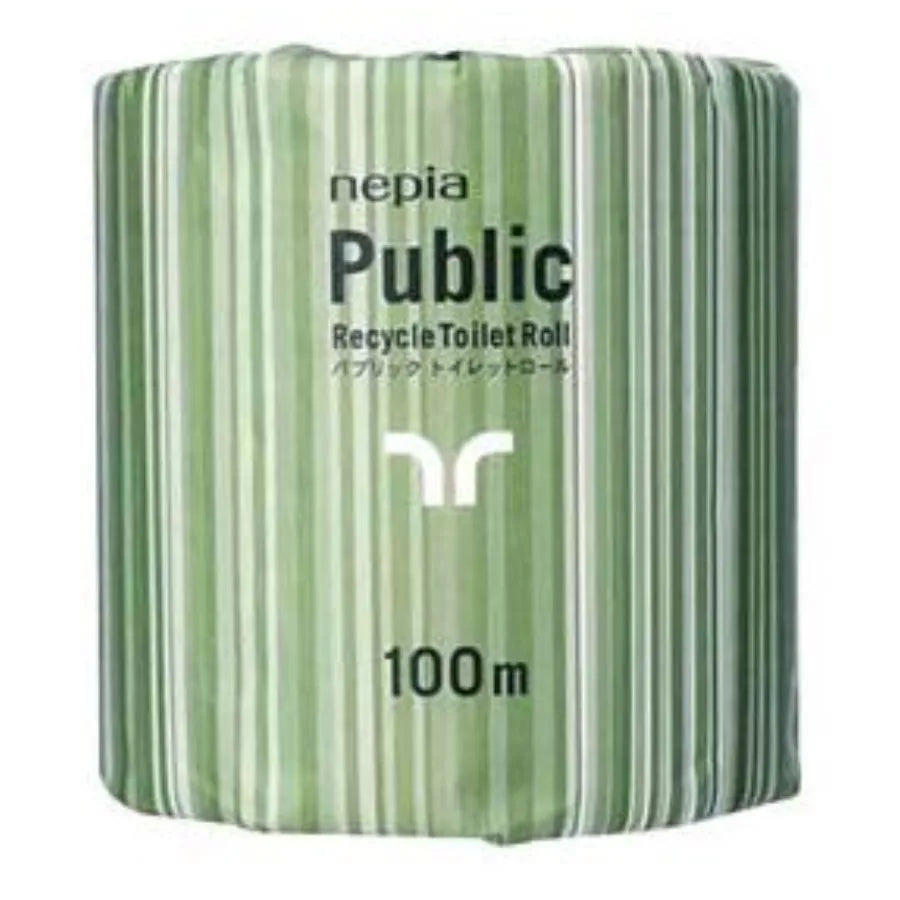 ネピア パブリック トイレットロール 個包装 シングル 100m 1ロール×80個