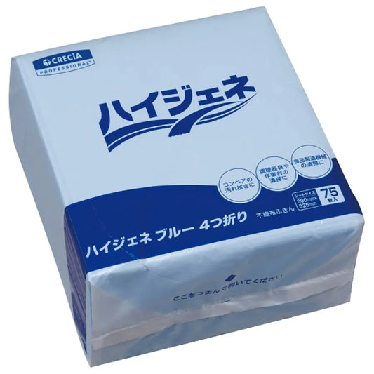 ハイジェネ ブルー 4つ折り 75枚×18パック