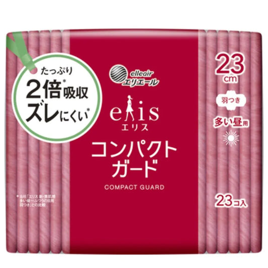 エリス コンパクトガード（多い昼用）羽つき 23cm 23個×36パック